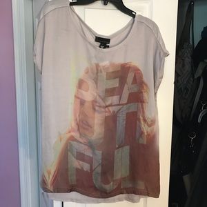 NWT I Jeans By Buffalo Graphic Tee Large